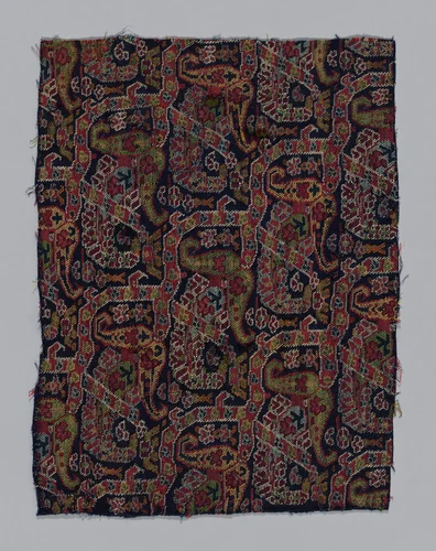Fragment (From a shawl) by Iran, textile, 1850-1899