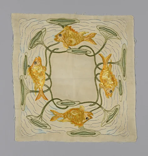 Pillow Cover by Possibly England, textile, 1880-1900