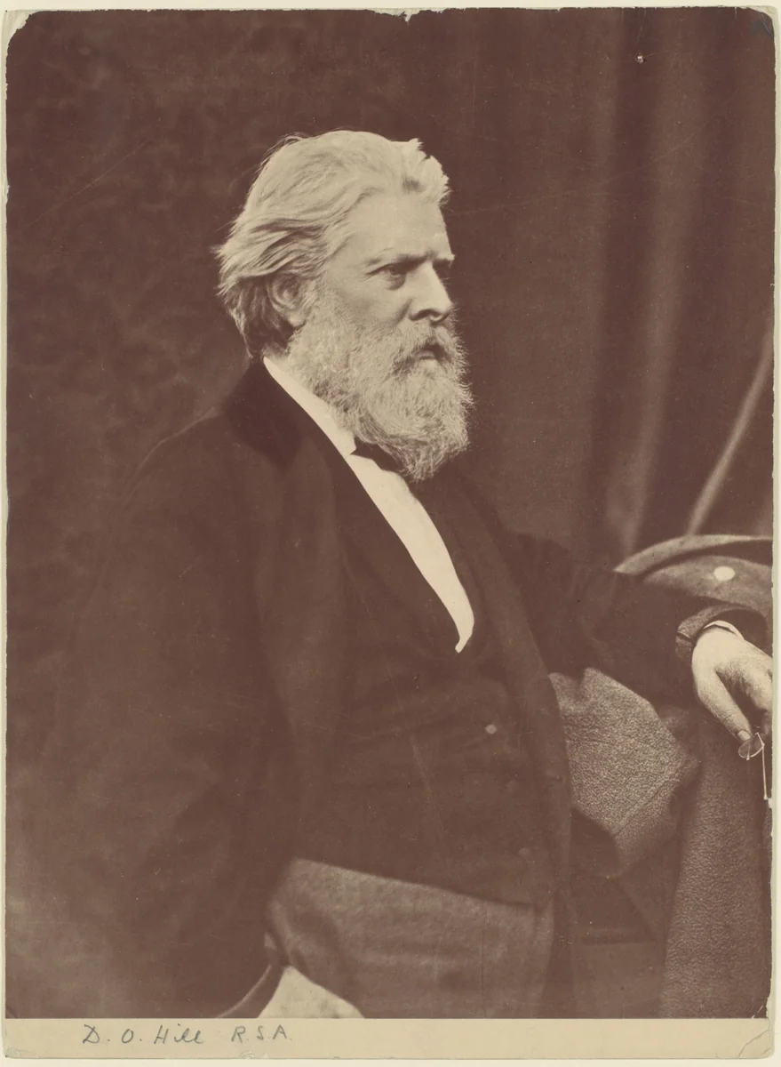 Portrait of D.O. Hill by Thomas Annan, photograph, 1867