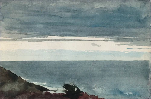 Prout's Neck, Evening by Winslow Homer, painting, 1894