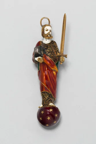 Figure of Saint Paul by Salomon Weininger, metalwork, 1850-1900