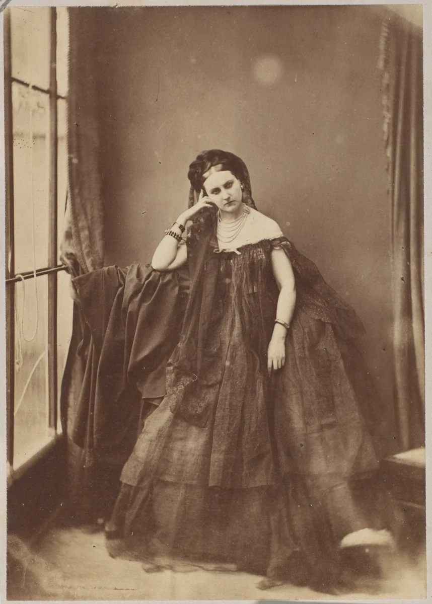 L'accoudée by Pierre-Louis Pierson, photograph, 1856-1857