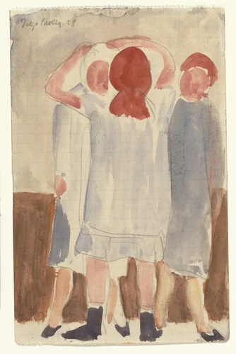 May Day, Moscow by Diego Rivera, drawing, 1928