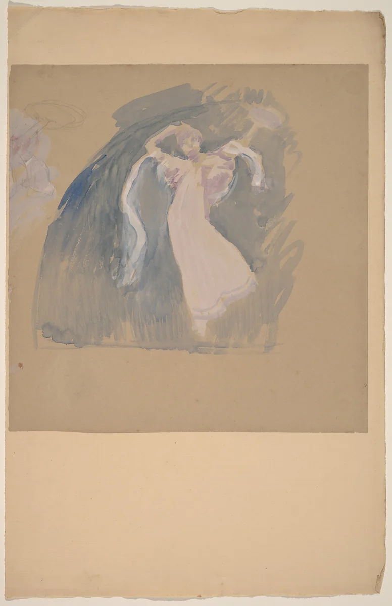 Figure Studies by Charles Sprague Pearce, drawing, 1890-1897