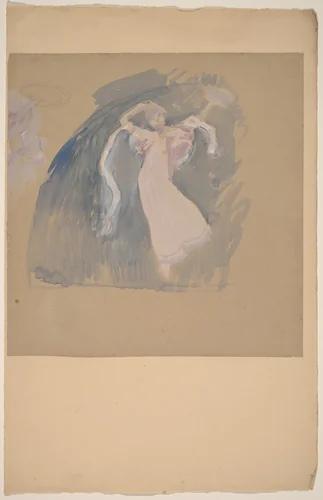 Figure Studies by Charles Sprague Pearce, drawing, 1890-1897