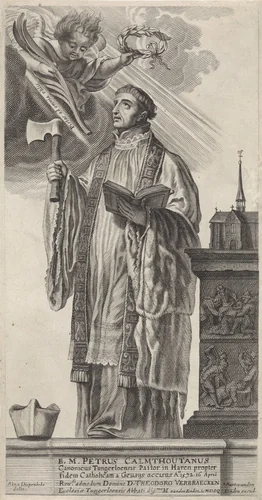 De heilige Petrus van Kalmpthout by anonymous, print, 1620-1668