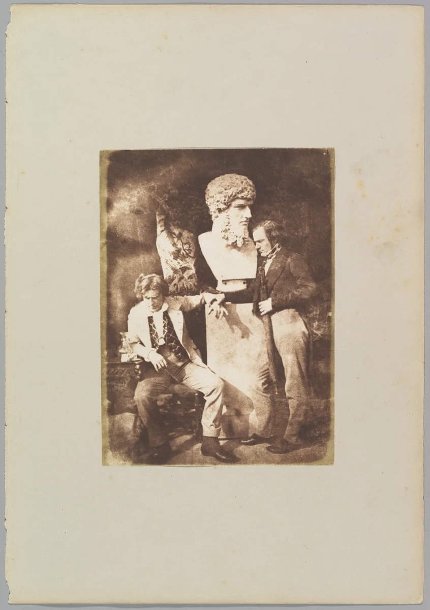 The Morning After "He Greatly Daring Dined" by Hill and Adamson, photograph, 1843-1847