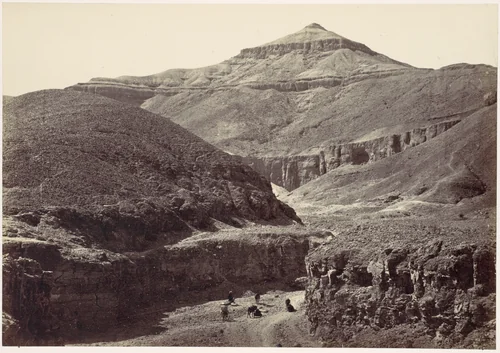 Valley of the Tombs of the Kings, Thebes by Francis Frith, photograph, 1857