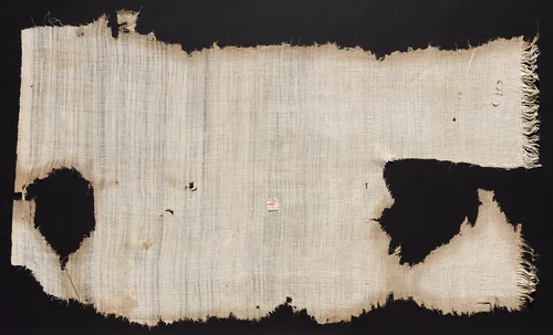 Mummy Linen by Unknown, textile, -1540--1296