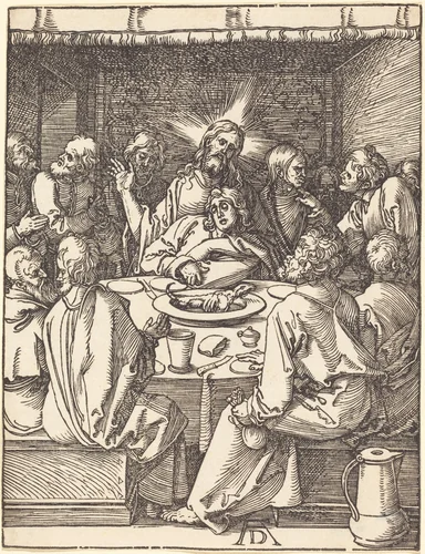 The Last Supper by Albrecht Dürer, print, 1509-1510