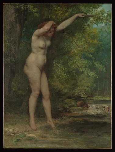 The Young Bather by Gustave Courbet, painting, 1866