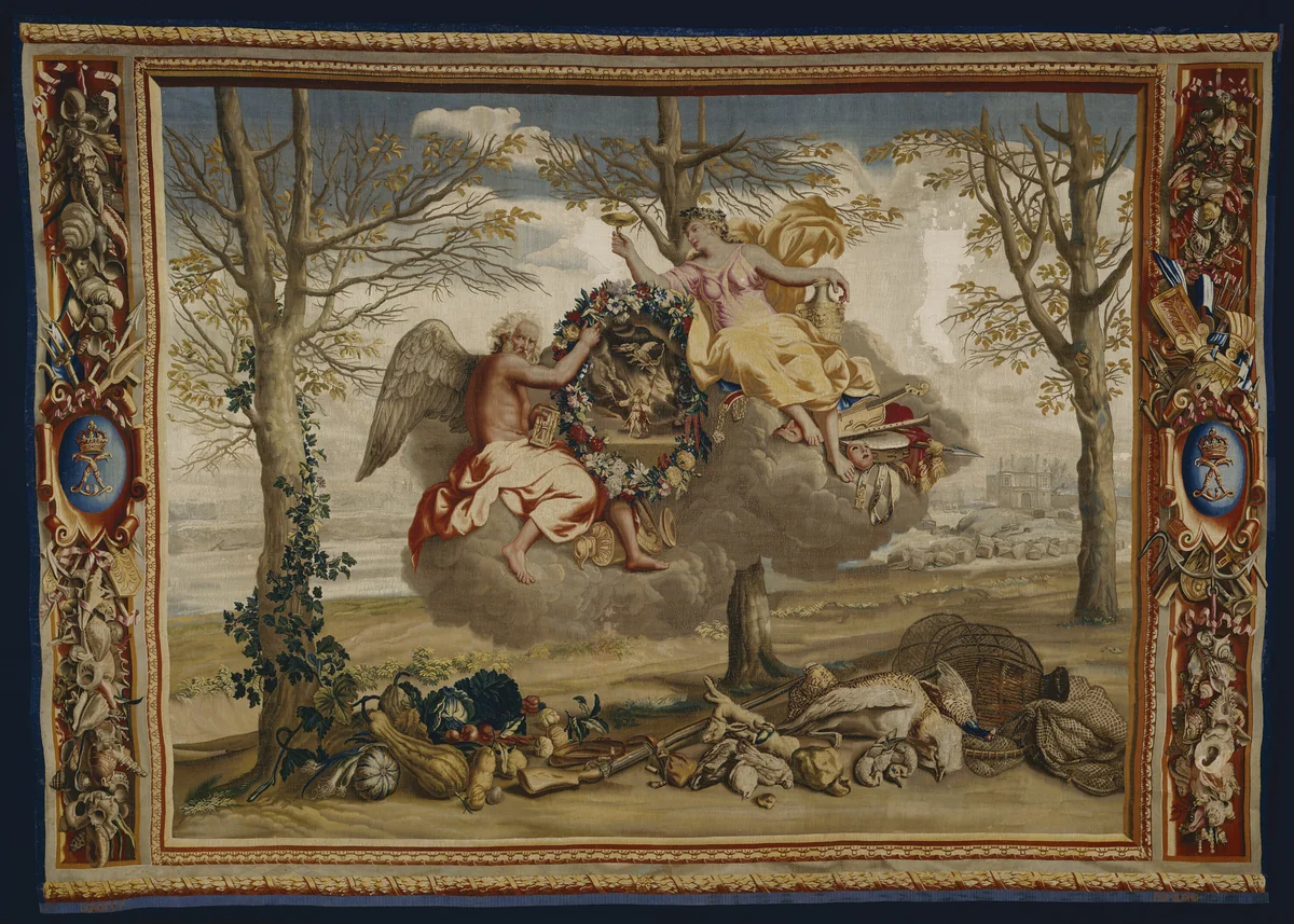 Winter, from The Seasons by Charles Le Brun
Étienne Le Blond
Jean de La Croix, textile, 1700-1720