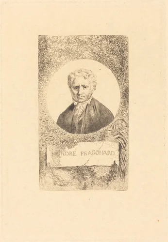 Honoré Fragonard by Charles Le Carpentier, print, 1806