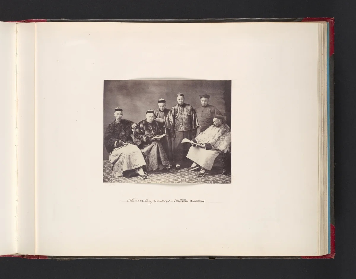 Chinese Compradores, Winter Costume by John Thomson, photograph, 1865