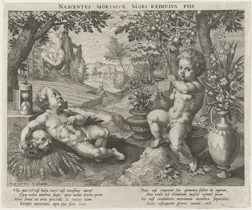 Allegory of Transience by Unknown, print, 1570-1632