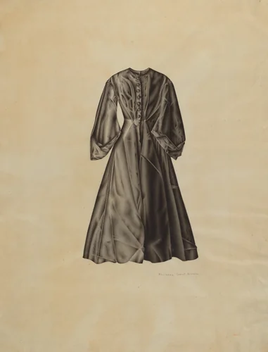 Lady's Evening Coat by Florence Grant Brown, index of american design, 1935-1942
