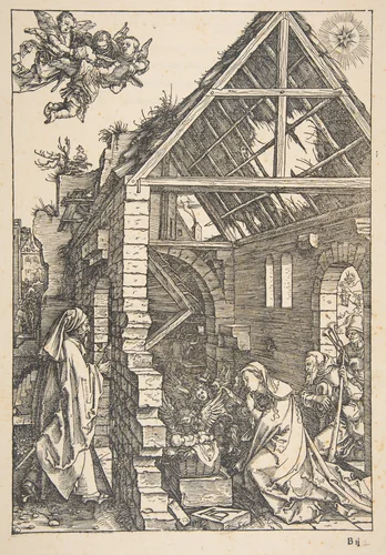 The Nativity, from "The Life of the Virgin" by Albrecht Dürer, print, 1502-1503