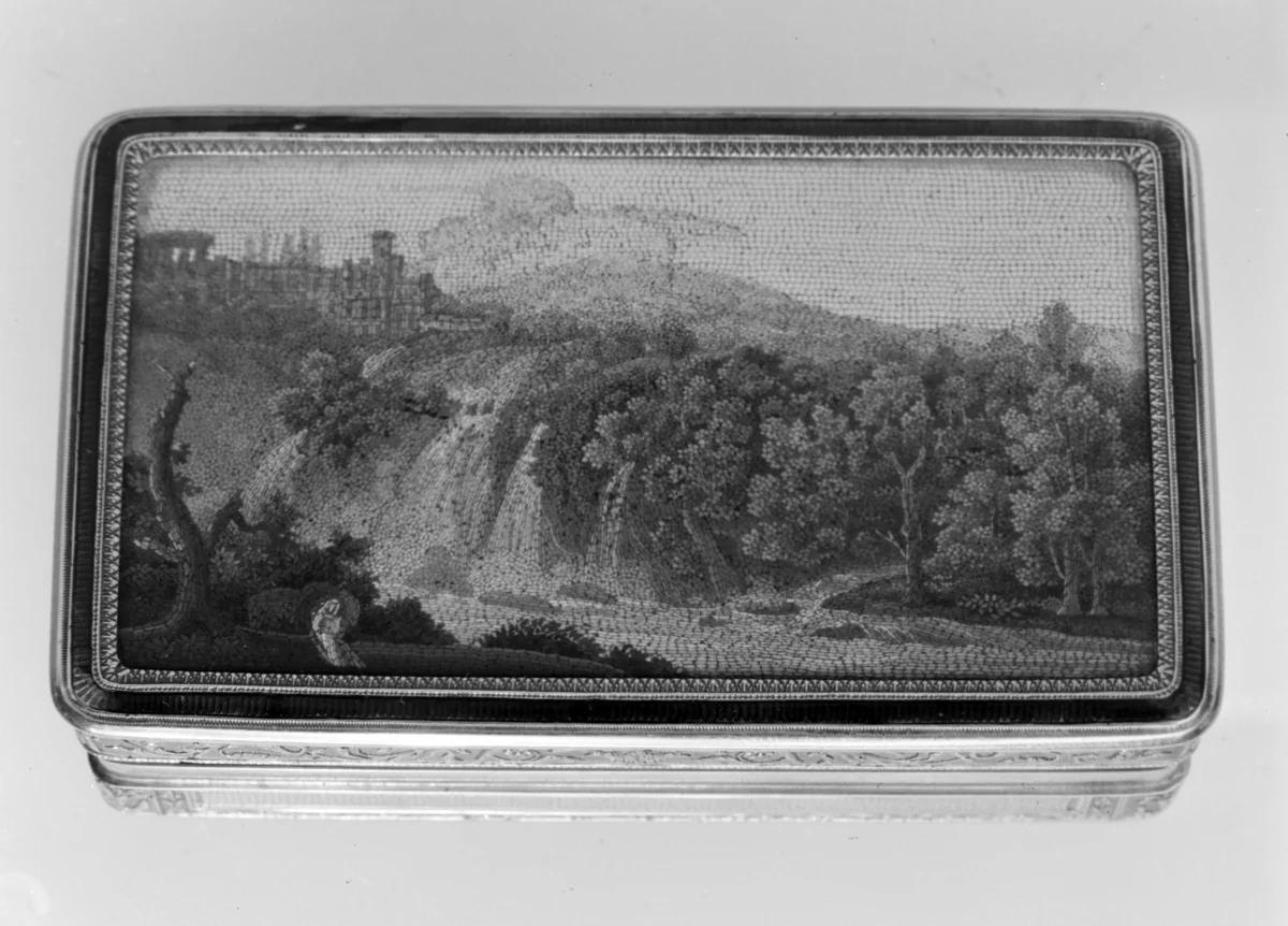 Snuffbox by Pierre-André Montauban, metalwork, 1808-1819