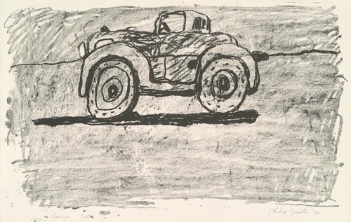 Car [special proof] by Philip Guston, print, 1979-1980