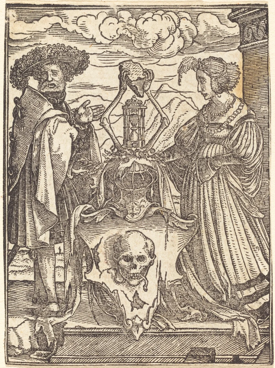 The Arms of Death by Hans Lützelburger, print, 1521-1531