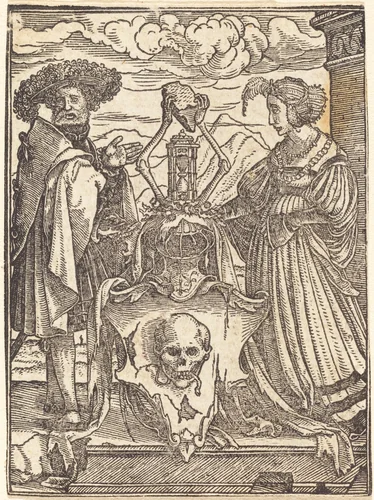 The Arms of Death by Hans Lützelburger, print, 1521-1531