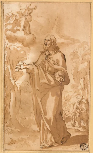 Christ in the Wilderness by Juan del Castillo
Bartolomé Esteban Murillo, drawing, 1604-1682