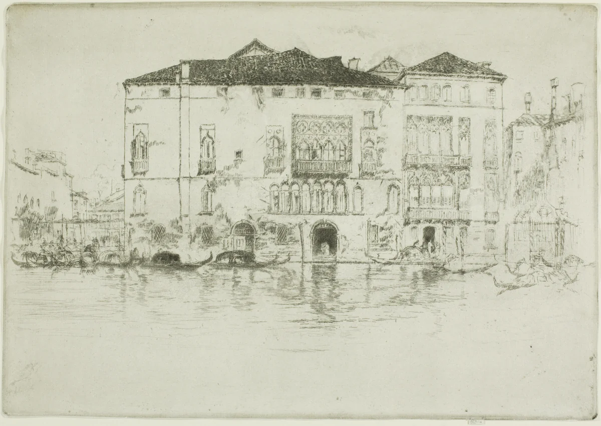 The Palaces by James McNeill Whistler, print, 1879-1880