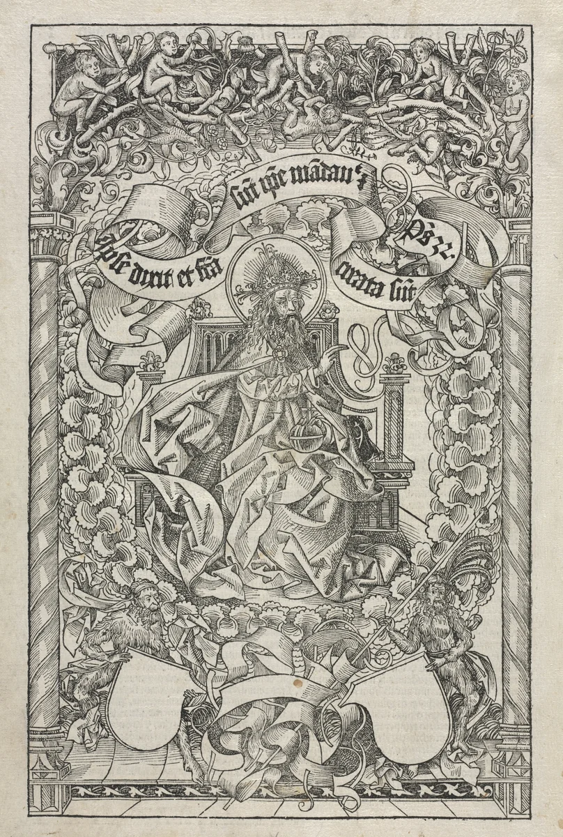 The Emblem by Michael Wolgemut, print, 1493