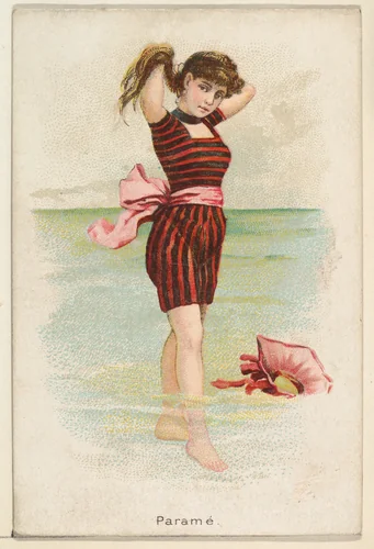Parame, from the Beautiful Bathers series (N192) issued by Wm. S. Kimball & Co. by William S. Kimball & Company, print, 1889