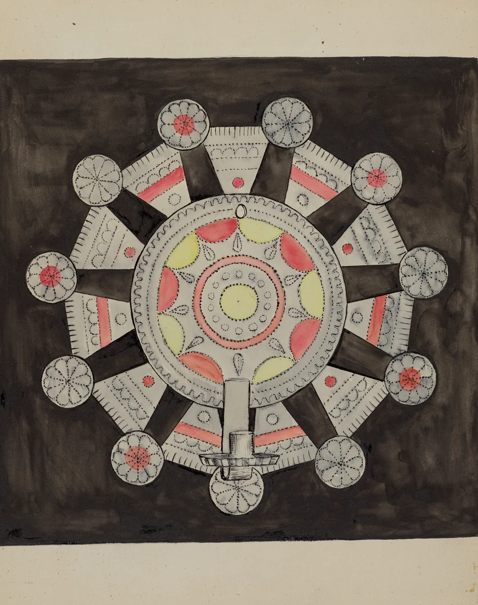 Sconce by American 20th Century, index of american design, 1935-1942