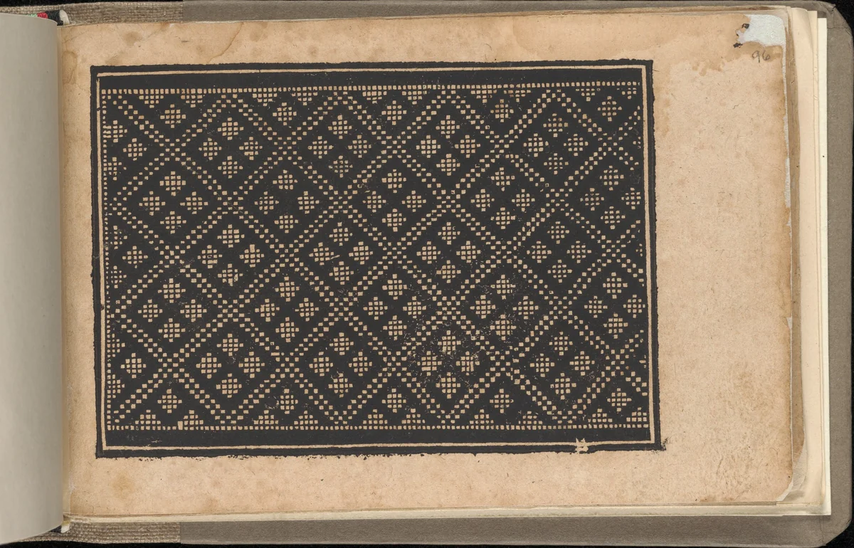 Schön newes Modelbuch (Page 97r) by Sigismundus Latomus, book, 1608