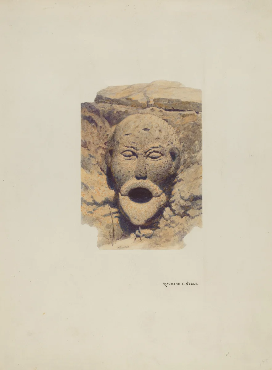 Water Spout by Raymond E. Noble, index of american design, 1939