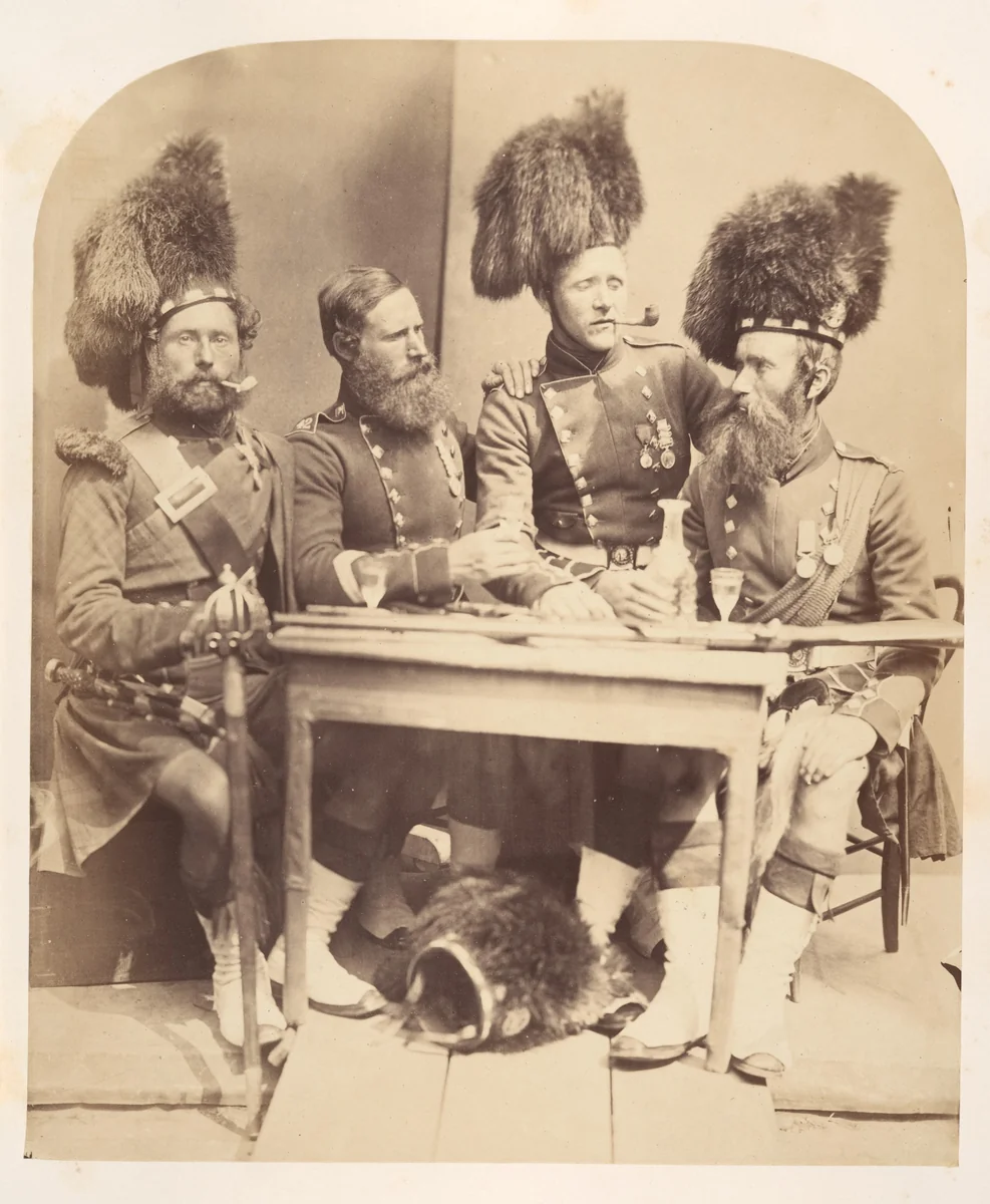 Highlanders by Joseph Cundall, photograph, 1856