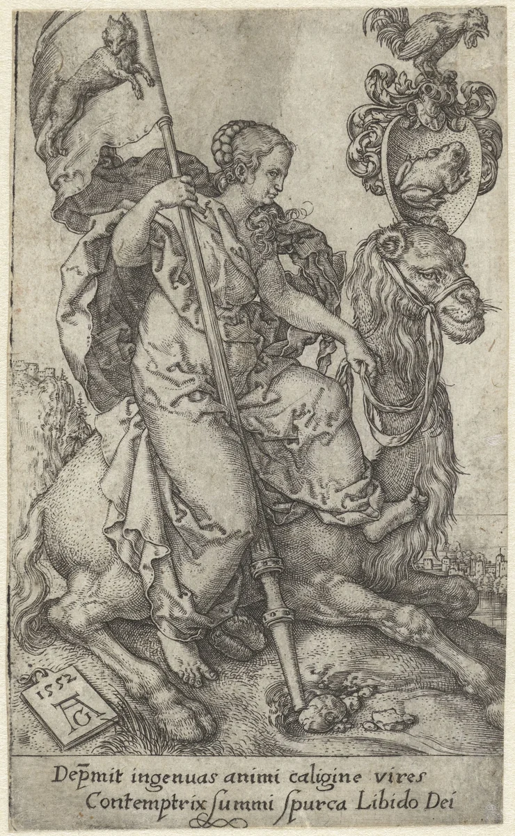Lust by Unknown, print, 1552