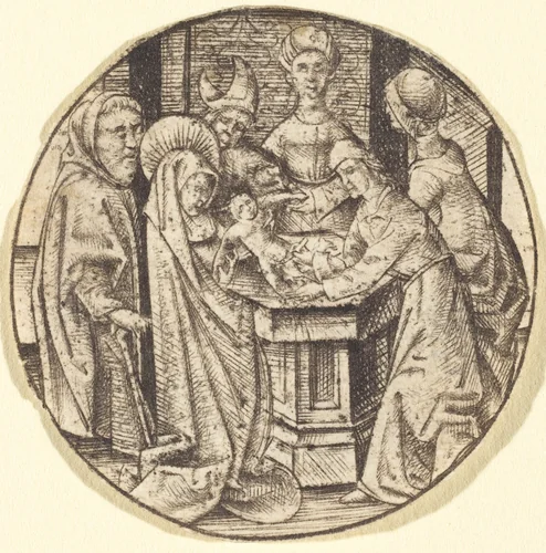 The Circumcision by Israhel van Meckenem, print, 1470-1480