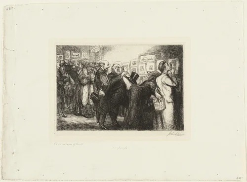 Connoisseurs of Prints by John Sloan, print, 1905