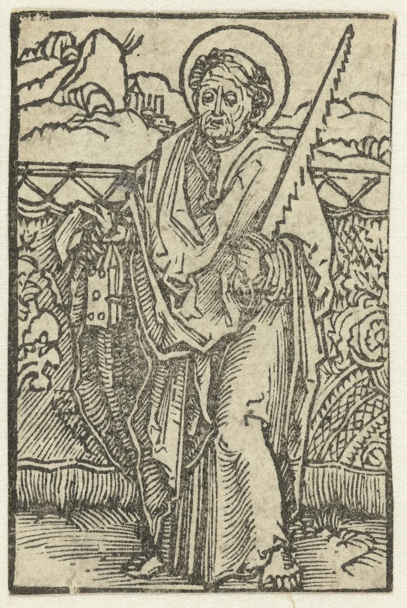 Apostel Simon by Unknown, print, 1503
