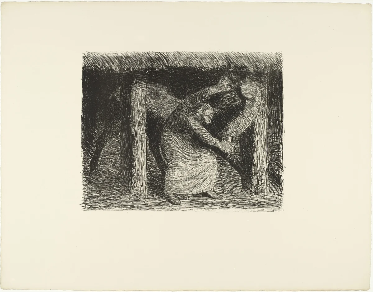 The Murderess (Die Mörderin) The Dead Day (Der tote Tag) by Ernst Barlach, print, 1910
