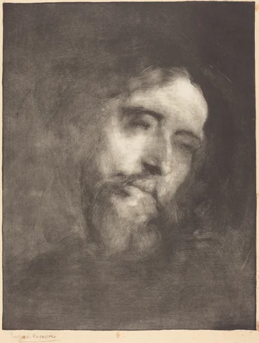 Alphonse Daudet by Eugène Carrière, print, 1893