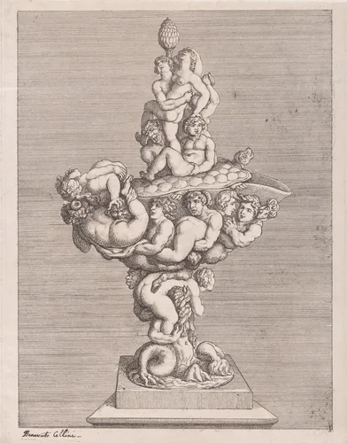 The Sledmere Loving Cup by Thomas Rowlandson, print, 1808