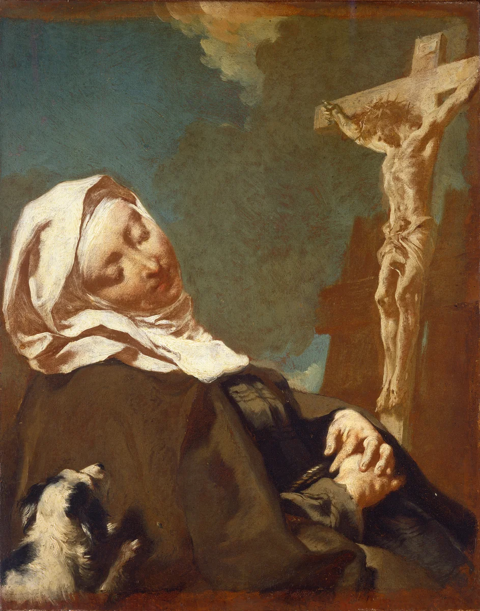Saint Margaret of Cortona by Giovanni Battista Piazzetta, painting, 1737