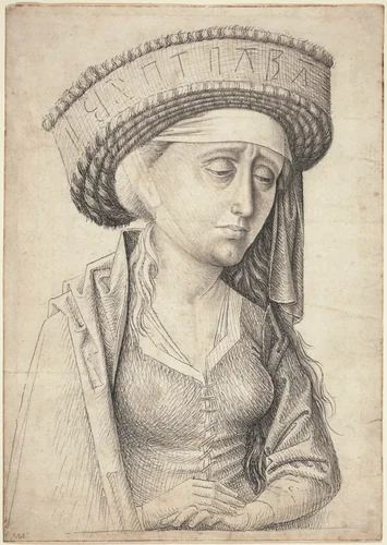 A Sibyl by Swabian 15th Century, drawing, 1470