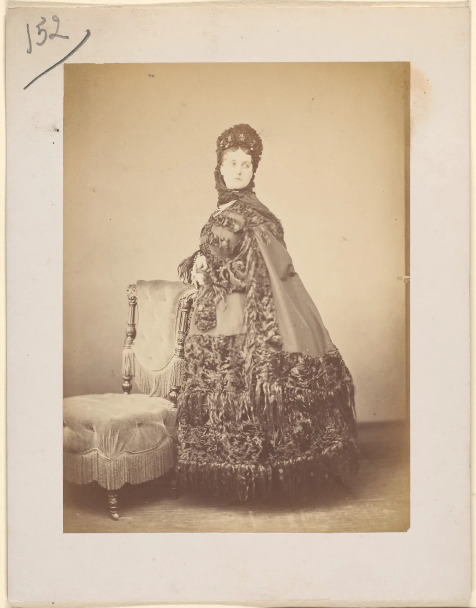 Le Caracul (L'Astrakhan) by Pierre-Louis Pierson, photograph, 1860-1869