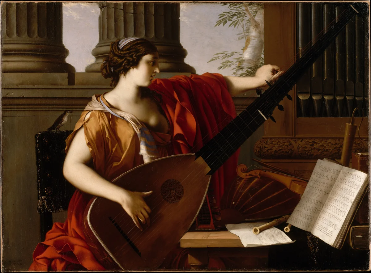 Allegory of Music by Laurent de La Hyre, painting, 1649