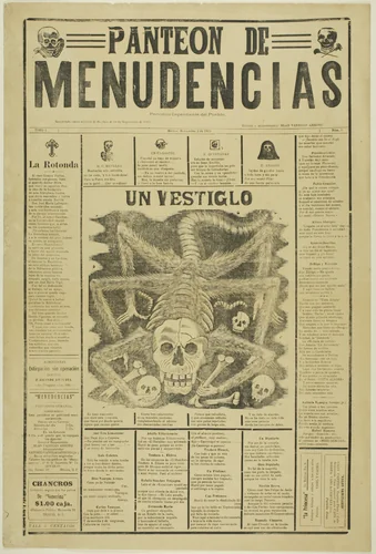 Pantheon of Miscellany by José Guadalupe Posada, print, 1919