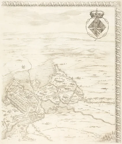 The Siege of Breda [plate 3 of 6] by Jacques Callot, print, 1627-1628