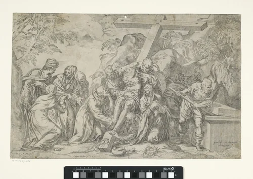 Kruisafneming by Unknown, print, 1583-1593