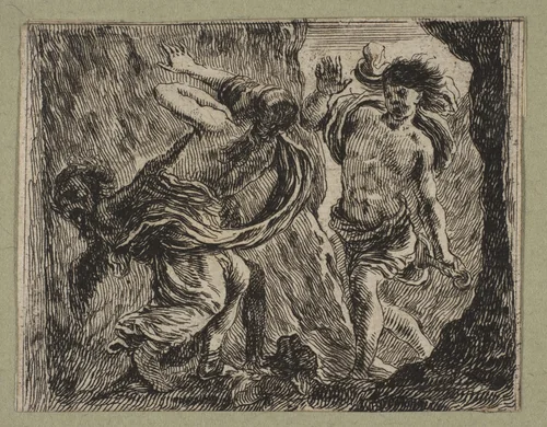 Orphée et Eurydice by Stefano della Bella, print, 1644