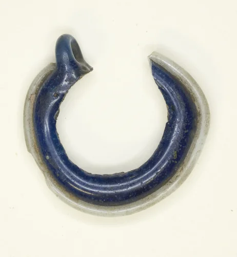 Earring by Egyptian, metalwork, -1400--1295