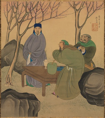 Romance of the Three Kingdoms by Matsumura Goshun, painting, 1800-1899